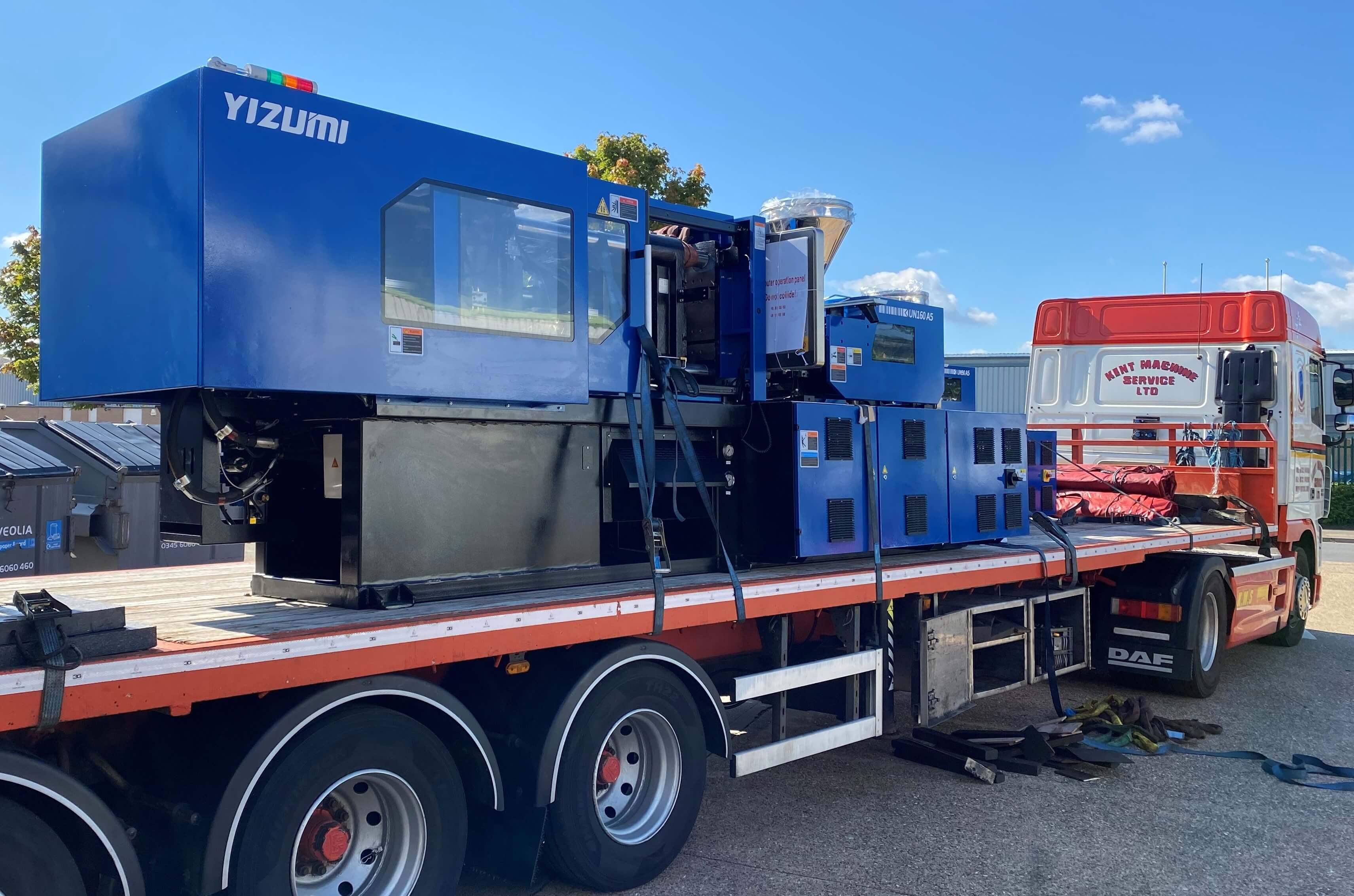 Burnetts takes delivery of three new Plastic Presses from Yizumi